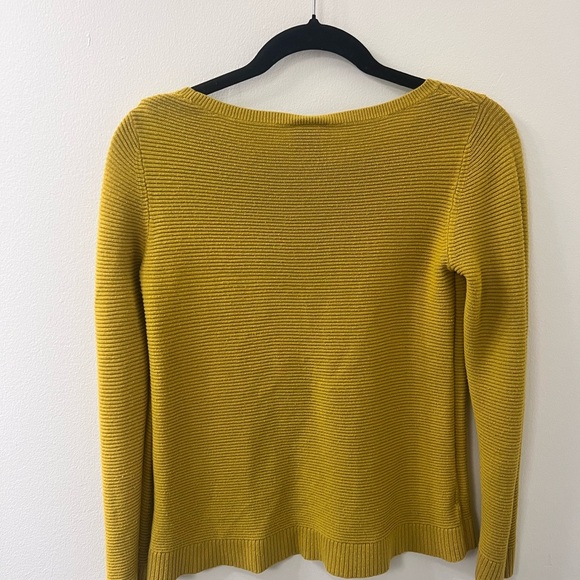 Ann Taylor Goldenrod Crew Neck Sweater - Picture 2 of 3